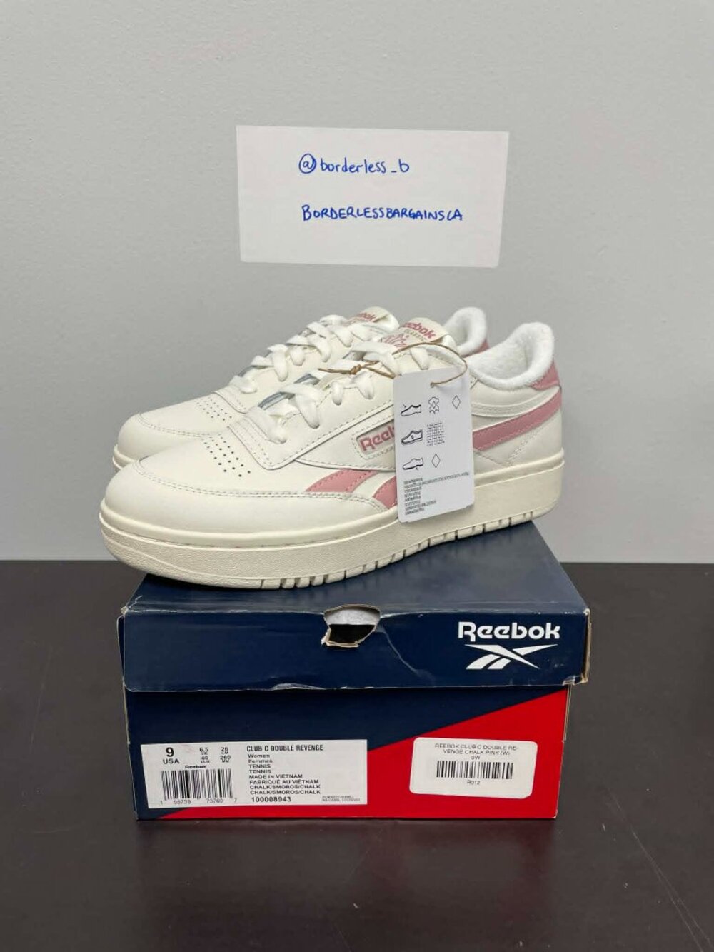 Women's Reebok Club C Double Revenge Chalk Pink (100008943)